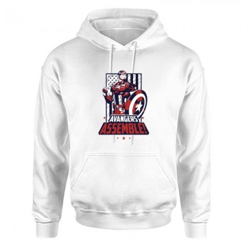 Avangers Assemble Unisex Kapucnis Pulcsi