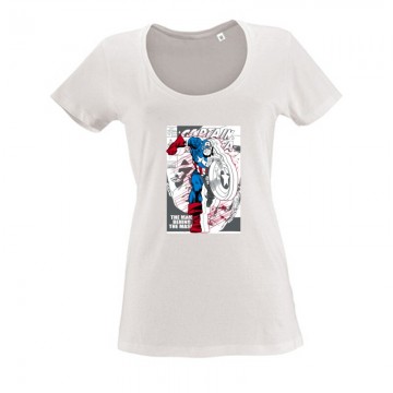 The man behind the mask Női O Nyakú Póló