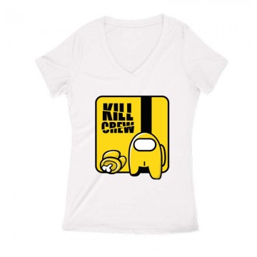 Kill Crew Among Női V Kivágott póló
