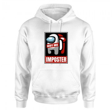 Not Me Among Unisex Kapucnis Pulcsi