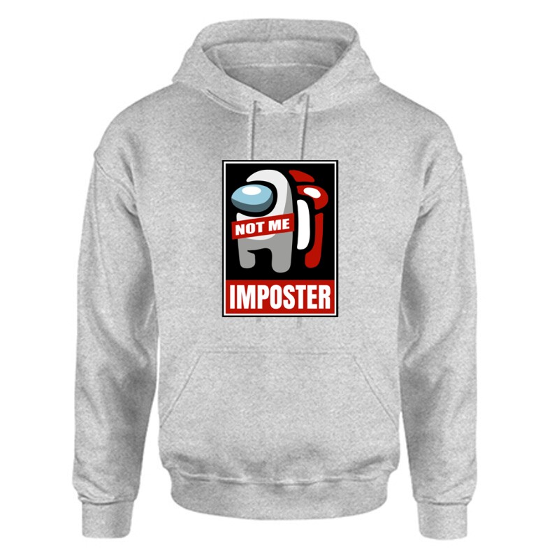 Not Me Among Unisex Kapucnis Pulcsi