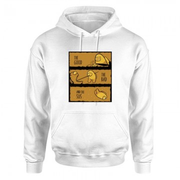 The God the Bad and the Sus Unisex Kapucnis Pulcsi