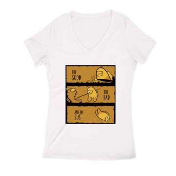 The God the Bad and the Sus Női V Kivágott póló