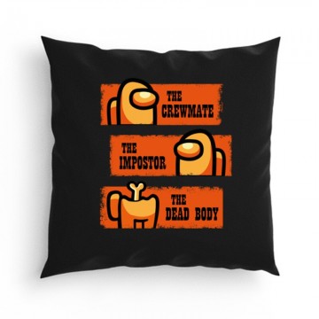 The Crewmate The Impostor The Dead Body Párna