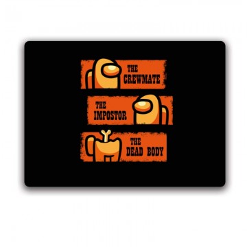 The Crewmate The Impostor The Dead Body Egérpad
