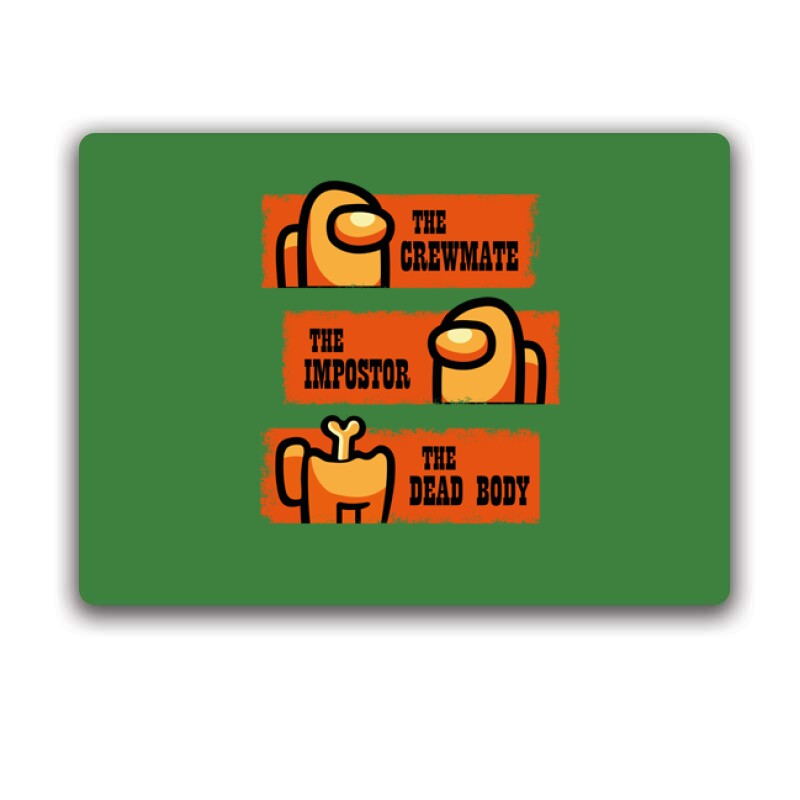 The Crewmate The Impostor The Dead Body Egérpad