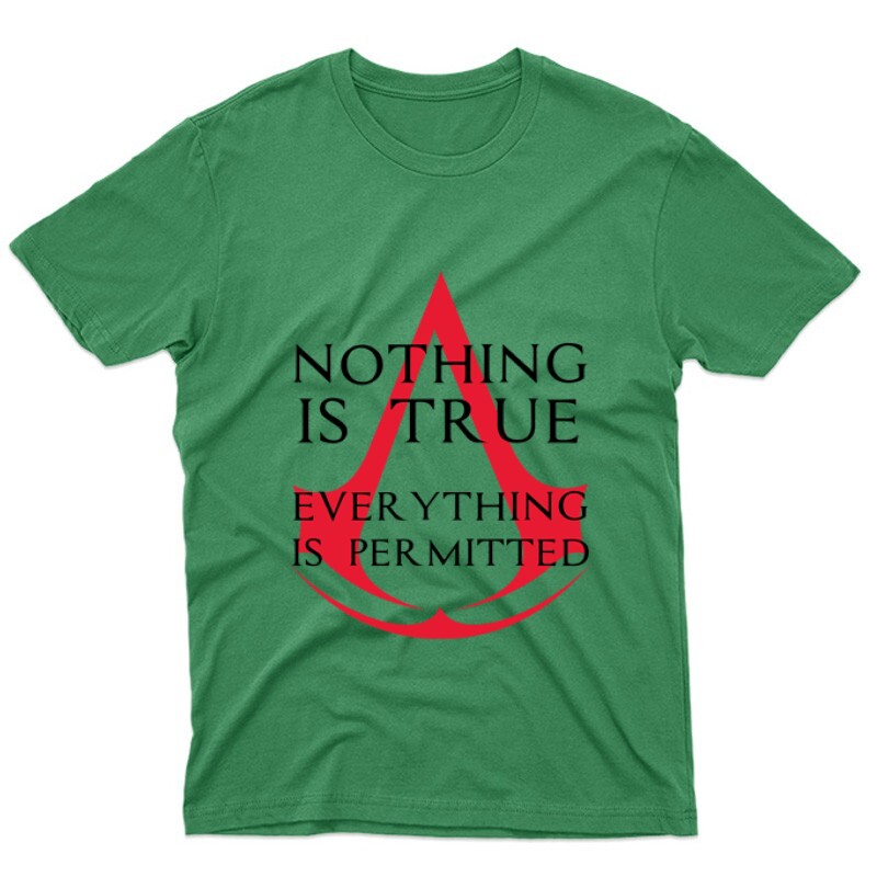 Nothing Is true Everything is permitted Logo Unisex Póló