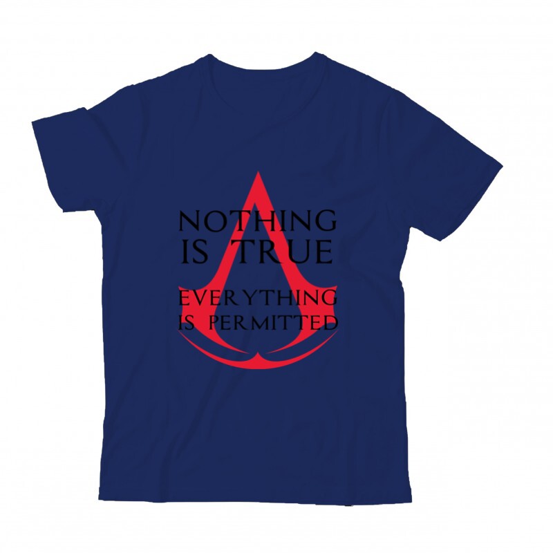 Nothing Is true Everything is permitted Logo Gyermek Póló