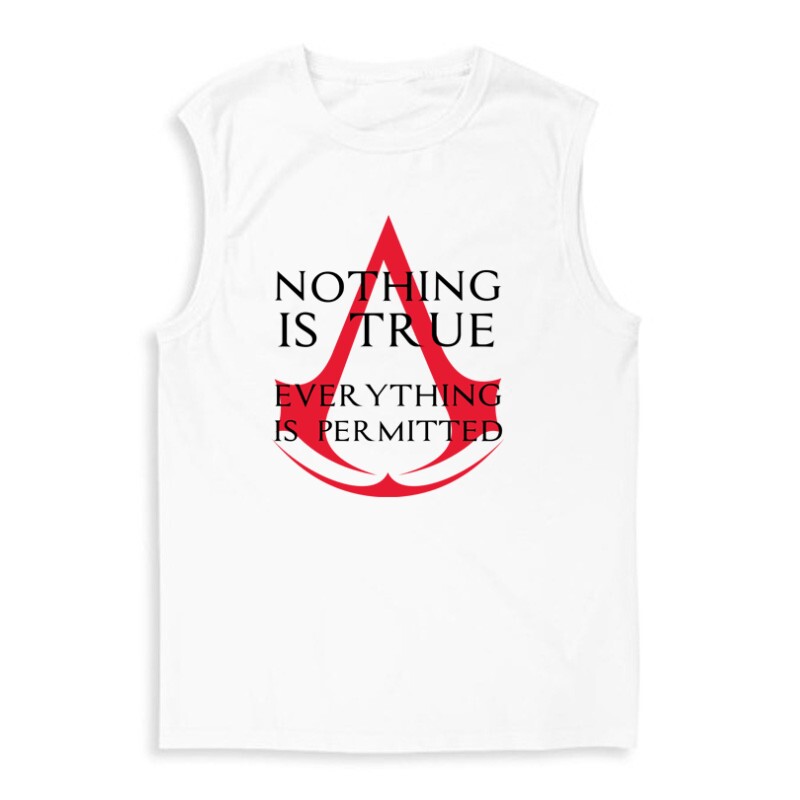 Nothing Is true Everything is permitted Logo Férfi Trikó