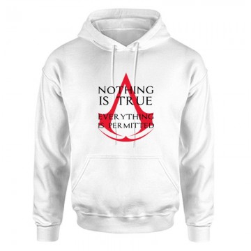 Nothing Is true Everything is permitted Logo Unisex Kapucnis