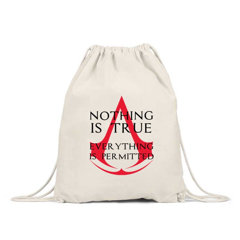 Nothing Is true Everything is permitted Logo Hátizsák