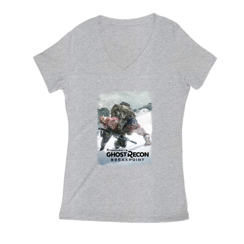 Tom Clancy's Breakpoint snow Női V Kivágott póló