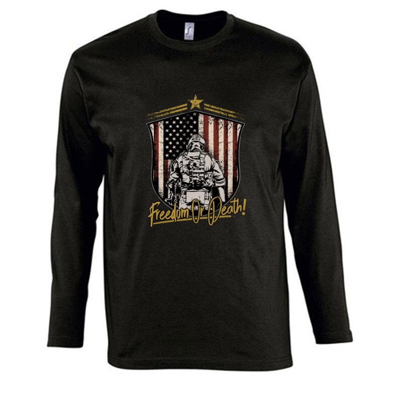 Freedom or Death Hosszú Ujjú Póló