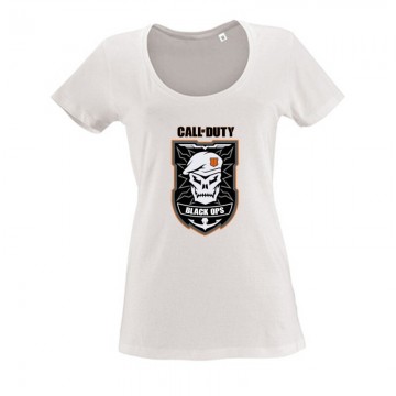 Black ops Skull Női O Nyakú Póló