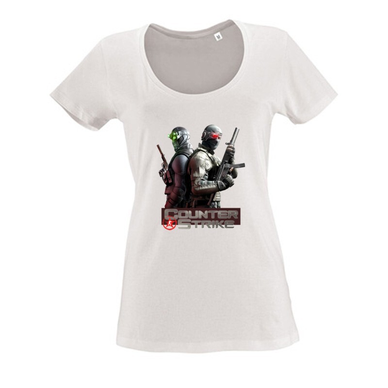 Counter Strike Női O Nyakú Póló