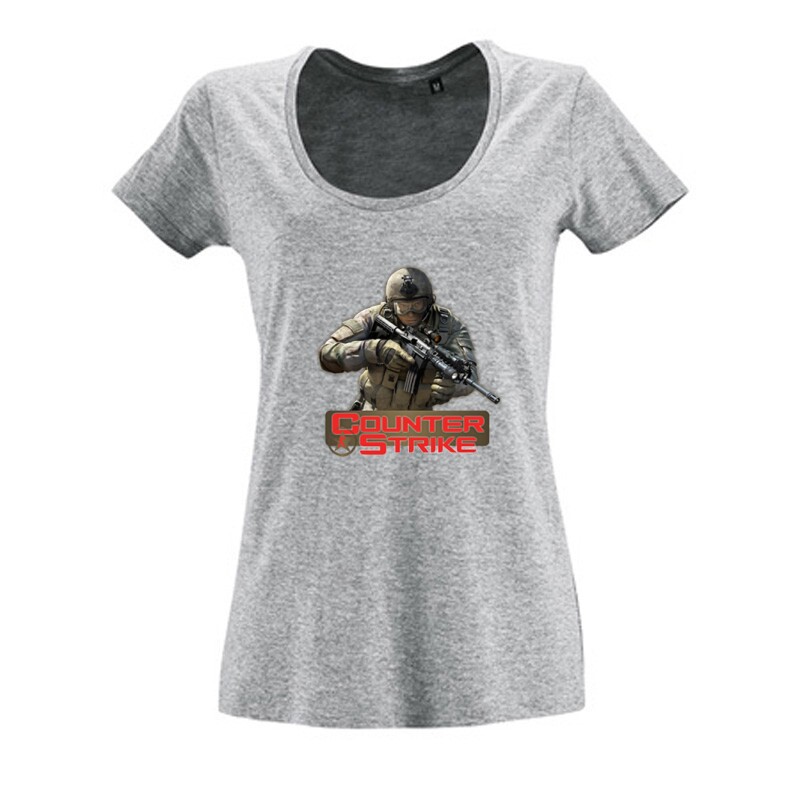 Counter Strike 2 Női O Nyakú Póló