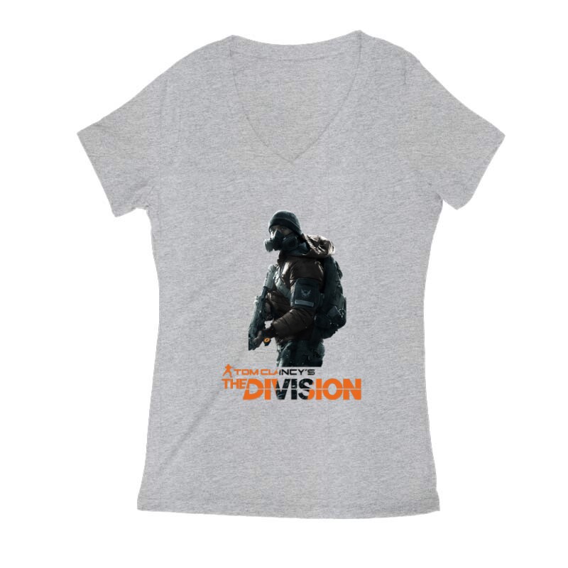 Division soldier Női V Kivágott póló