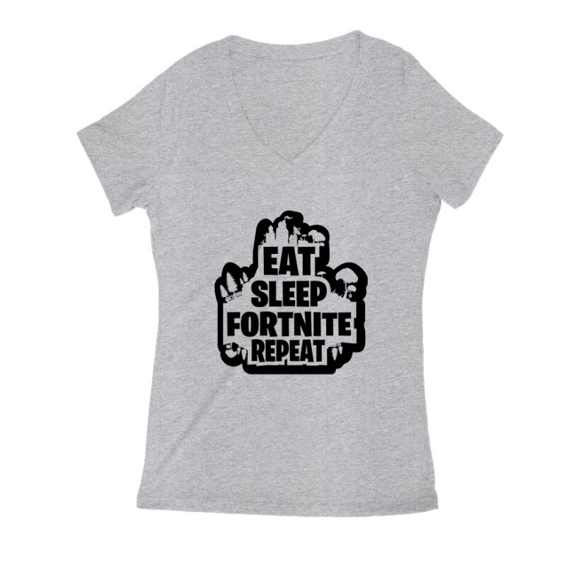 Fortnite 4 Női V Kivágott póló