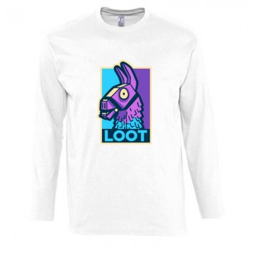 Loot Lama Hosszú Ujjú Póló