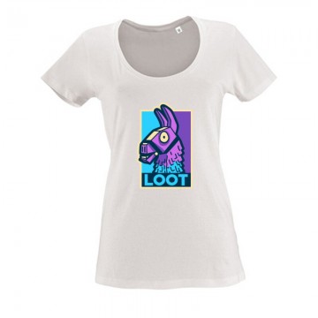 Loot Lama Női O Nyakú Póló