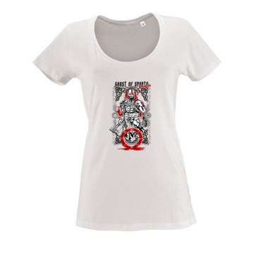 Ghost of Sparta Női O Nyakú Póló