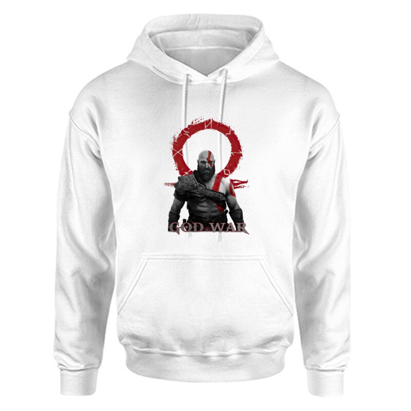 God of War Kratos Unisex Kapucnis Pulcsi