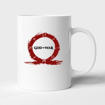 God of War logó Bögre