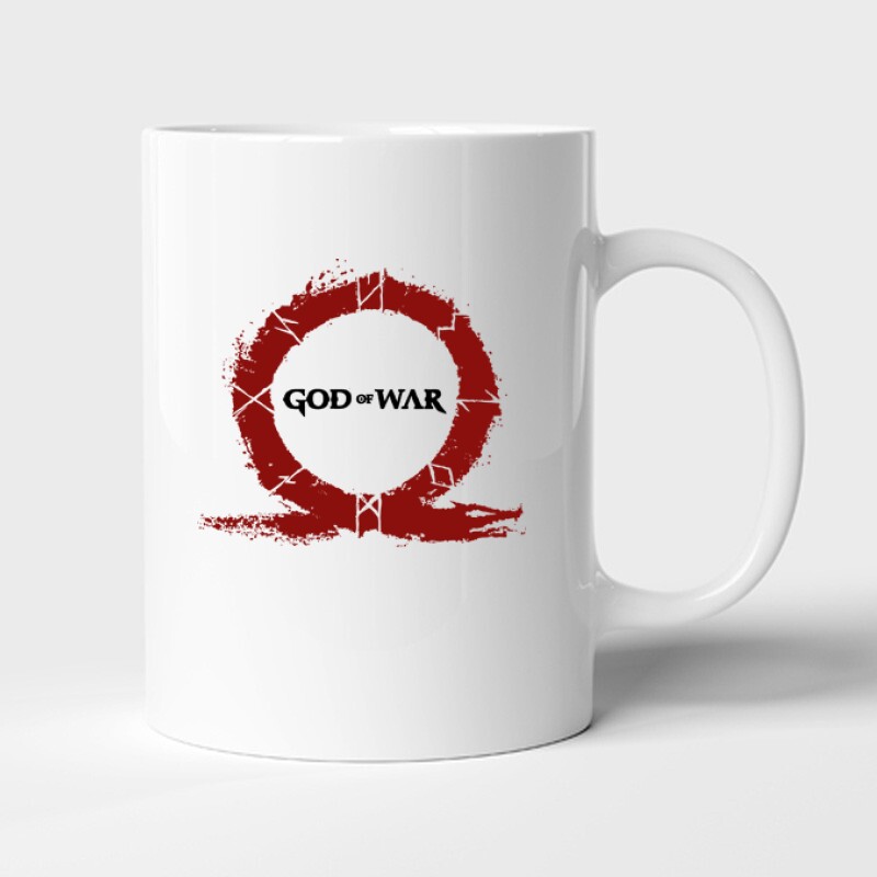 God of War logó Bögre