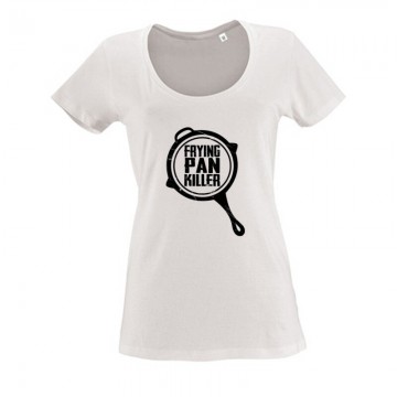 Frying pan killer Női O Nyakú Póló