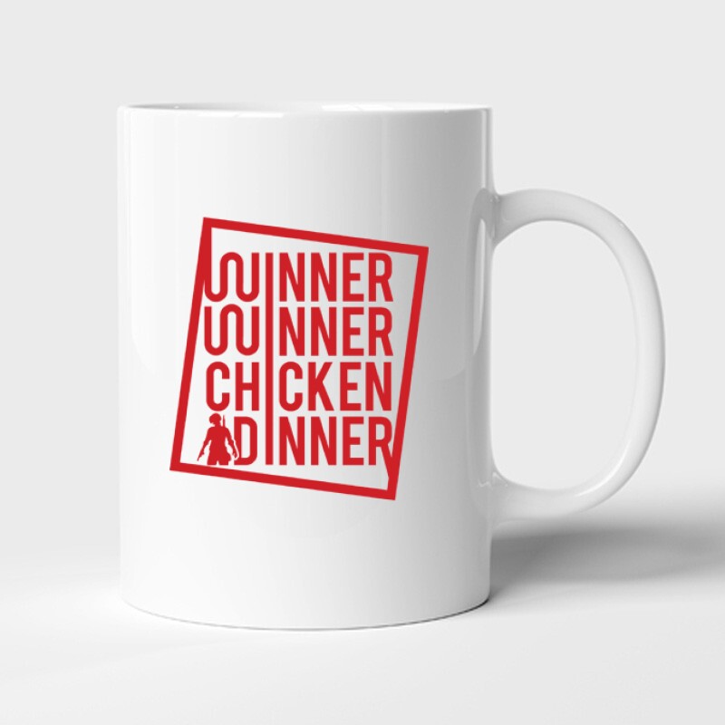 PUBG winner cube Bögre