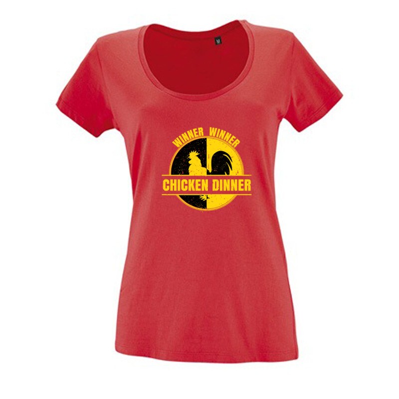 PUBG Merch Női O Nyakú Póló