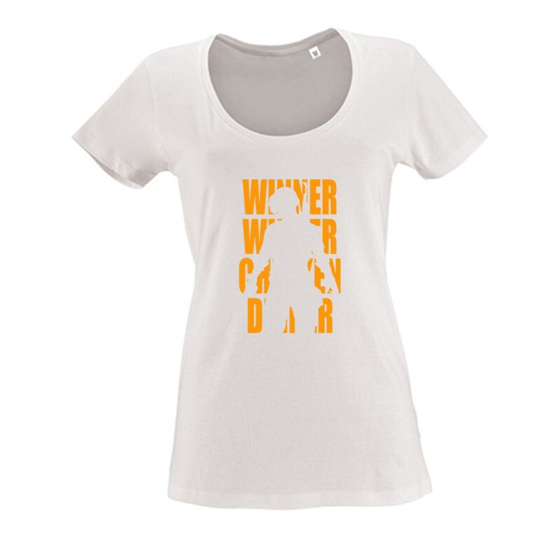 PUBG 3 Női O Nyakú Póló