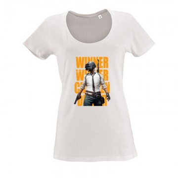 PUBG 4 Női O Nyakú Póló