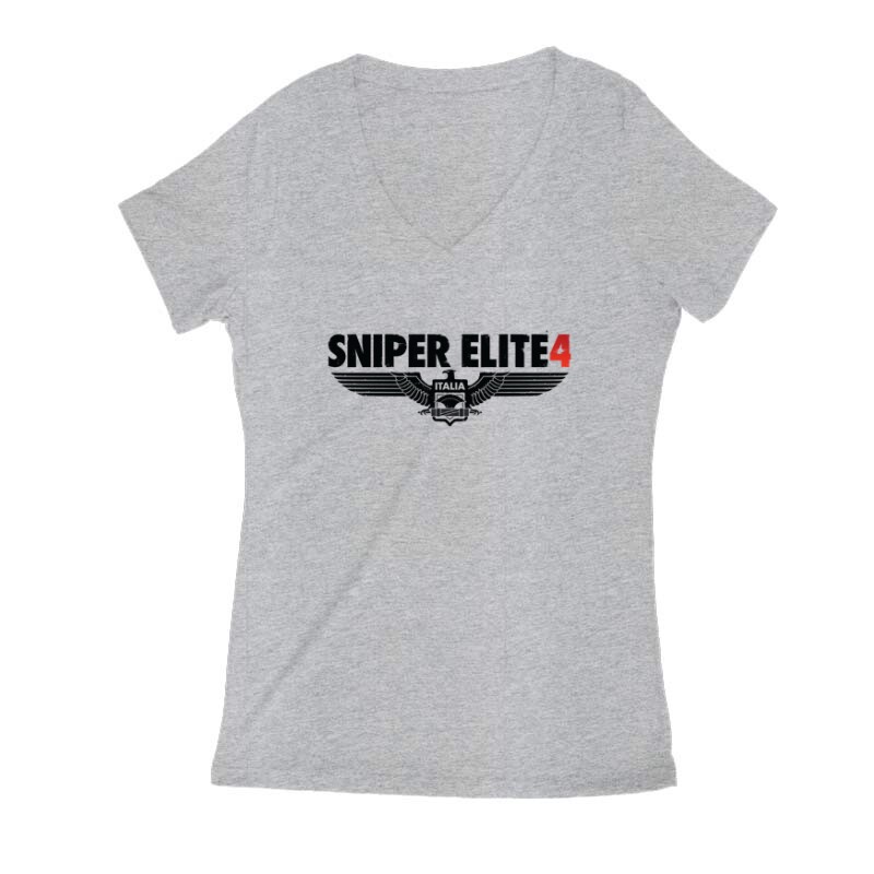 Sniper Elite Női V Kivágott póló