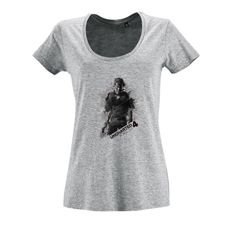 Uncharted Női O Nyakú Póló