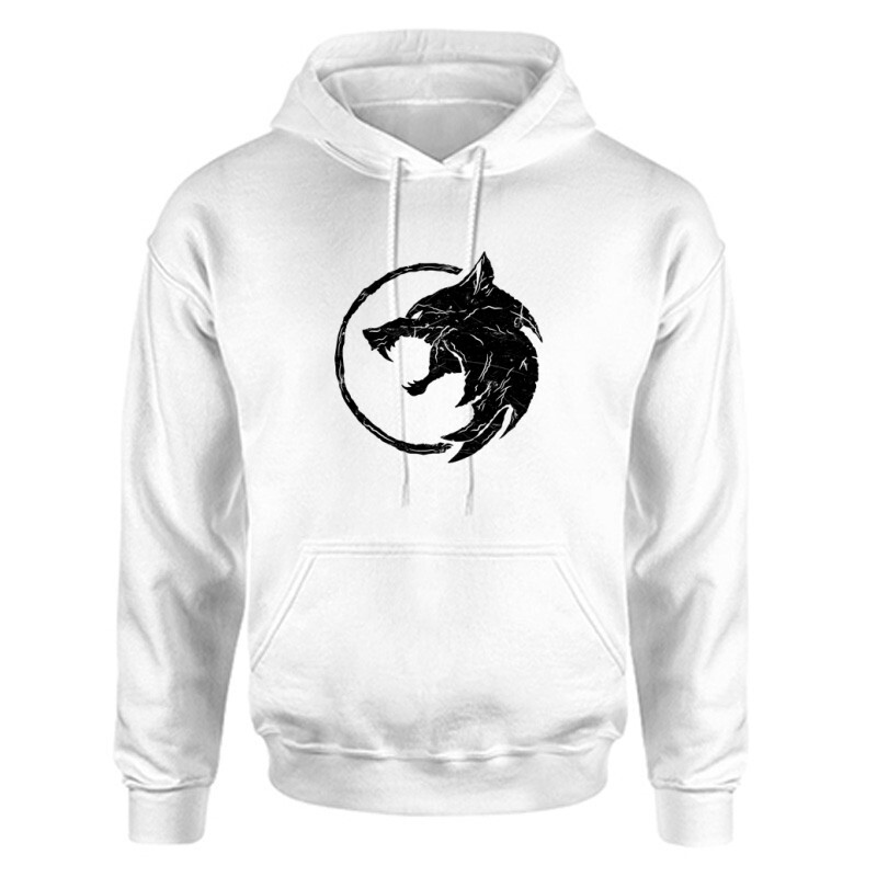 The Witcher Wolf Unisex Kapucnis Pulcsi