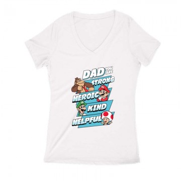 Dad You Are Női V Kivágott póló