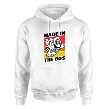 Made in the 80's Mario Unisex Kapucnis Pulcsi