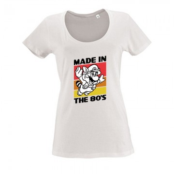 Made in the 80's Mario Női O Nyakú Póló