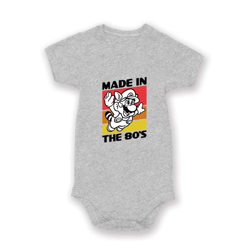 Made in the 80's Mario Baby Body