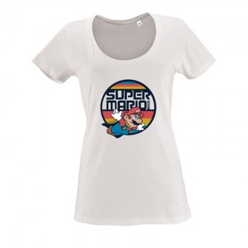 Mario old Női O Nyakú Póló