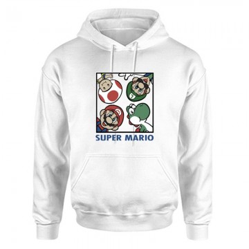 Supermario Unisex Kapucnis Pulcsi
