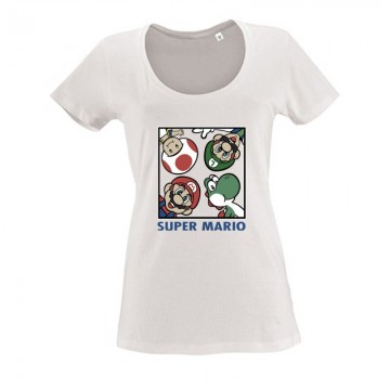 Supermario Női O Nyakú Póló