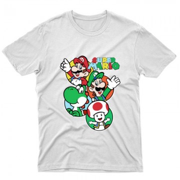 Supermario together Unisex Póló