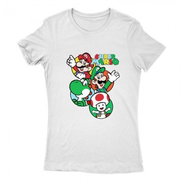 Supermario together Női Póló