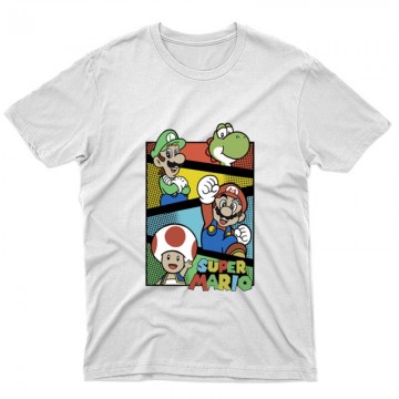 Supermario together 2 Unisex Póló