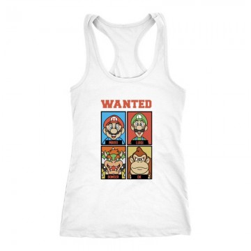 Supermario wanted Női Trikó