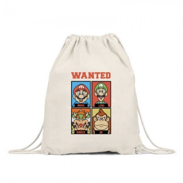 Supermario wanted Hátizsák
