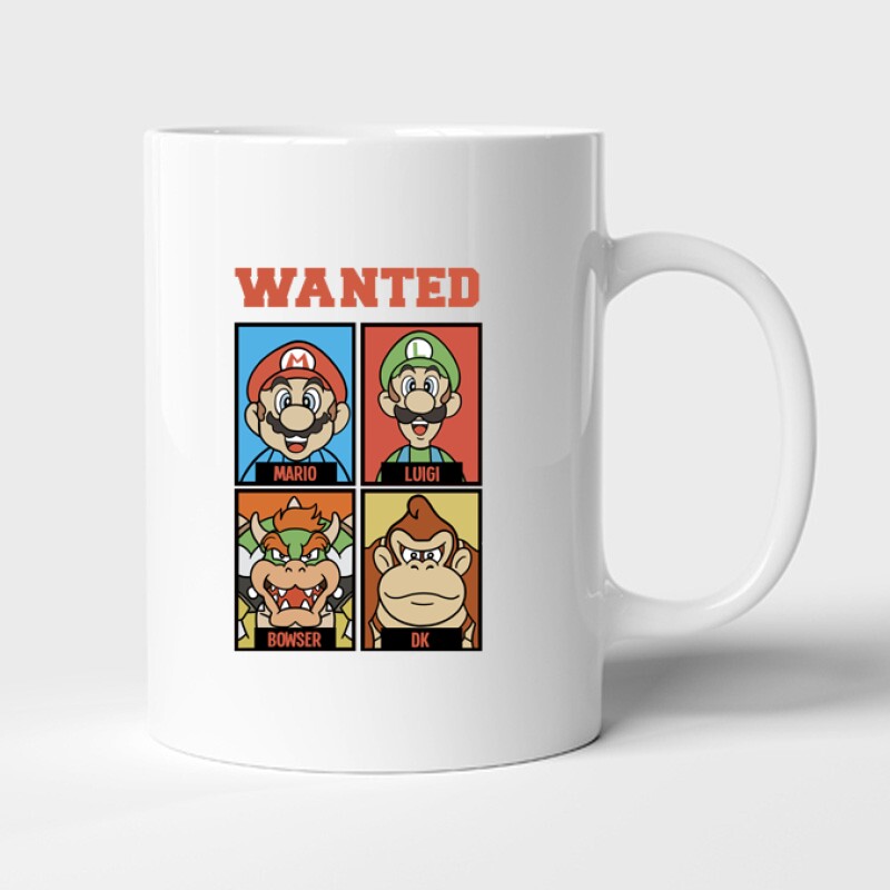 Supermario wanted Bögre