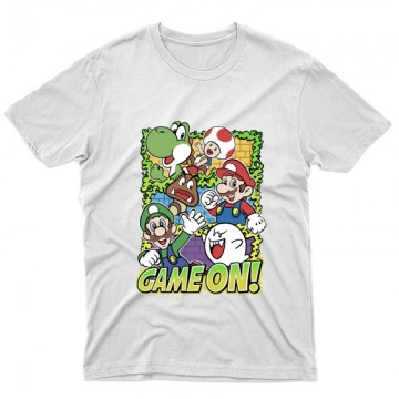 Game On Mario Unisex Póló